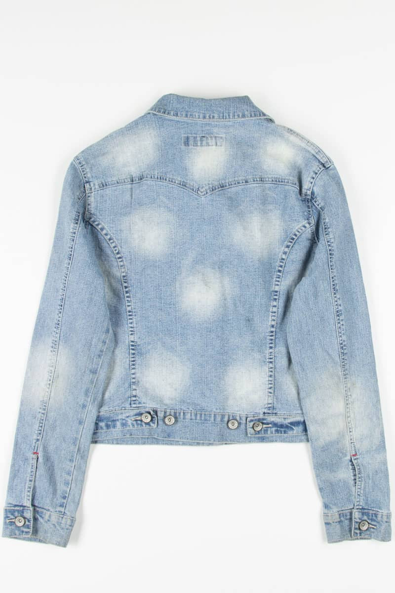 Embroidered Pocket Denim Jacket 1333