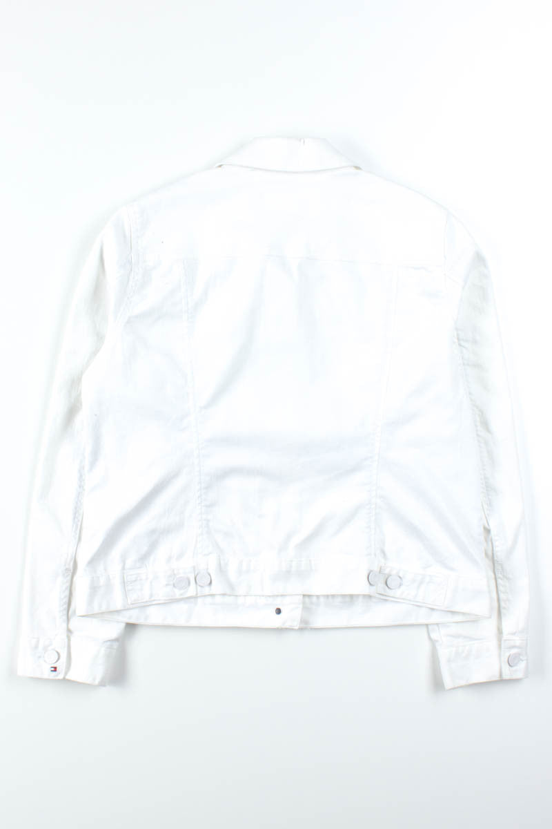White Tommy Hilfiger Denim Jacket 891