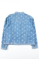 Vintage Star Embroidered Denim Jacket 894