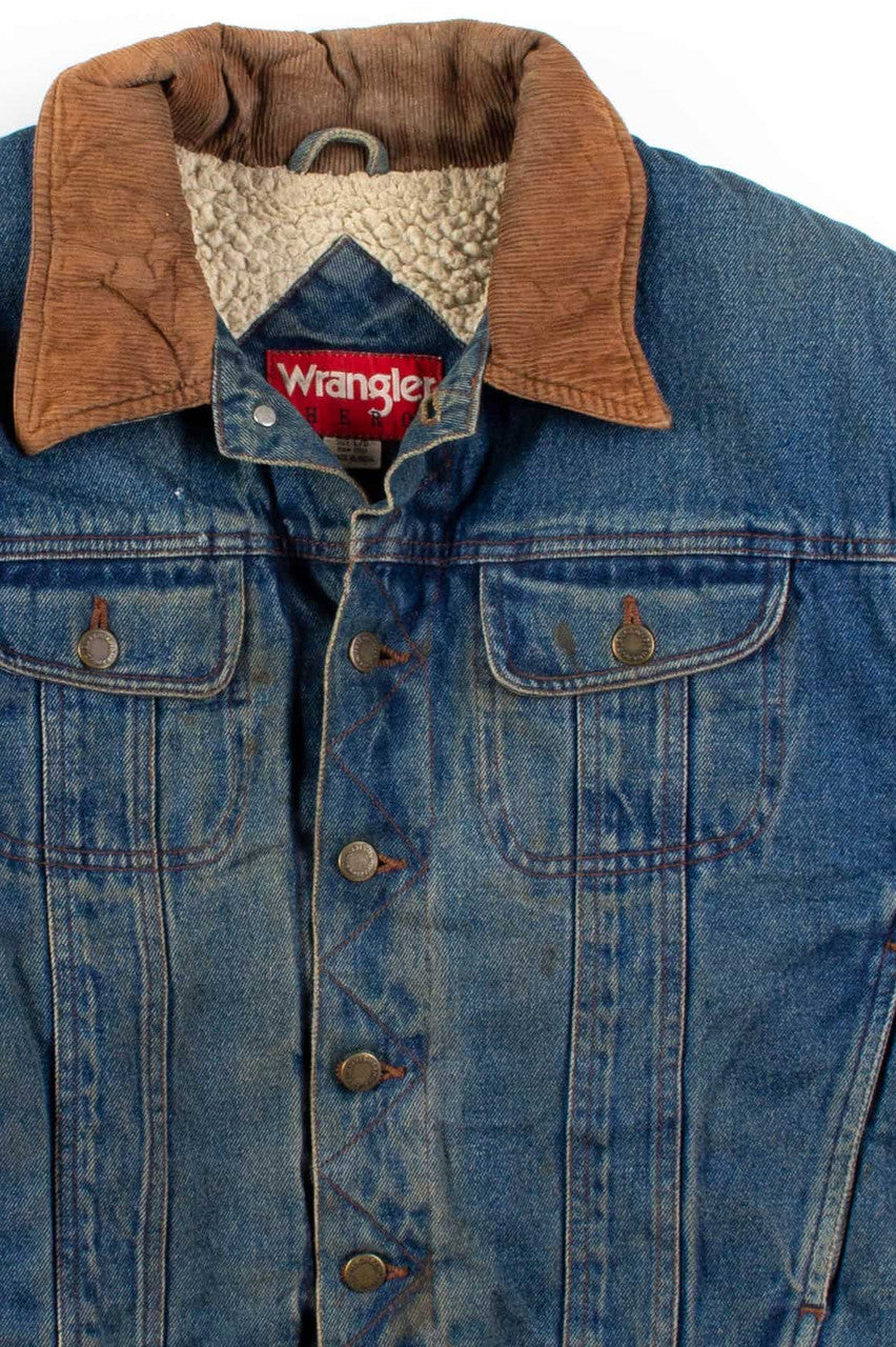 Wrangler Denim Jacket w/ Corduroy Collar