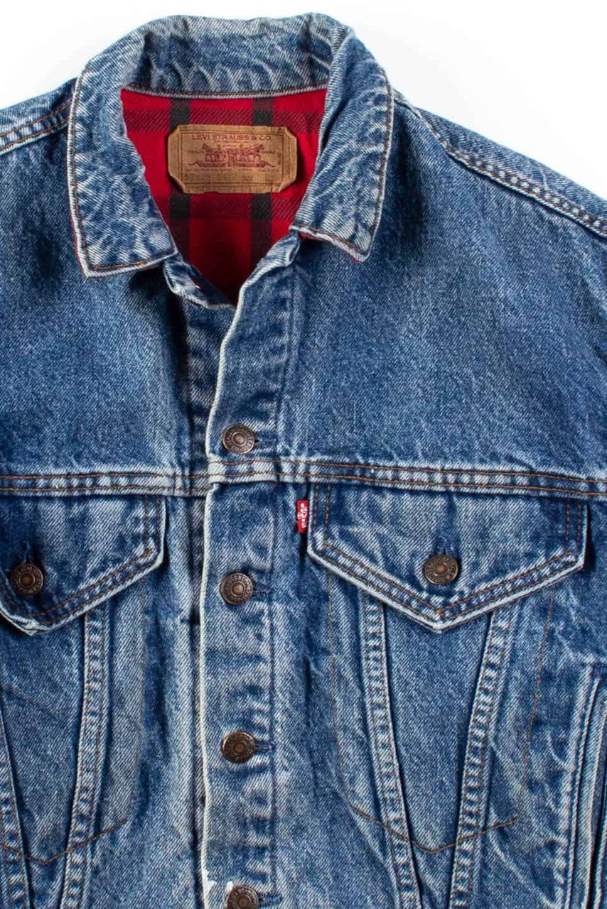 Vintage Levi's Fleece Lined Denim Jacket 1091