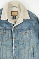 Vintage Sherpa Lined Denim Jacket 1238