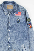 Vintage Acid Washed Denim Shirt Jacket 1259