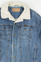 Vintage Wrangler Sherpa Lined Denim Jacket 1270