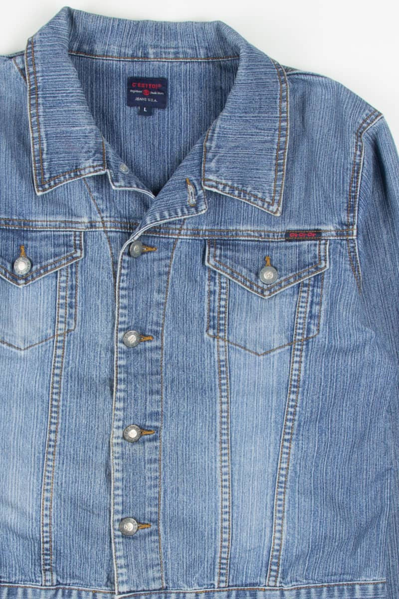 Distressed Denim Jacket 1320