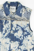 Bleached Denim Vest 1324