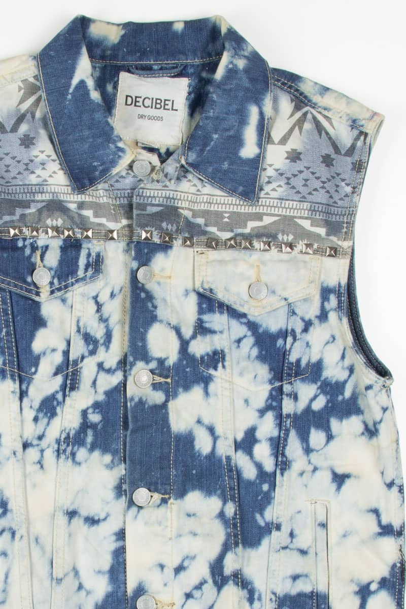 Bleached Denim Vest 1324