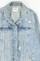 Distressed Denim Jacket 1328