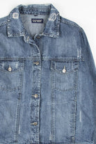 Distressed Denim Jacket 1332