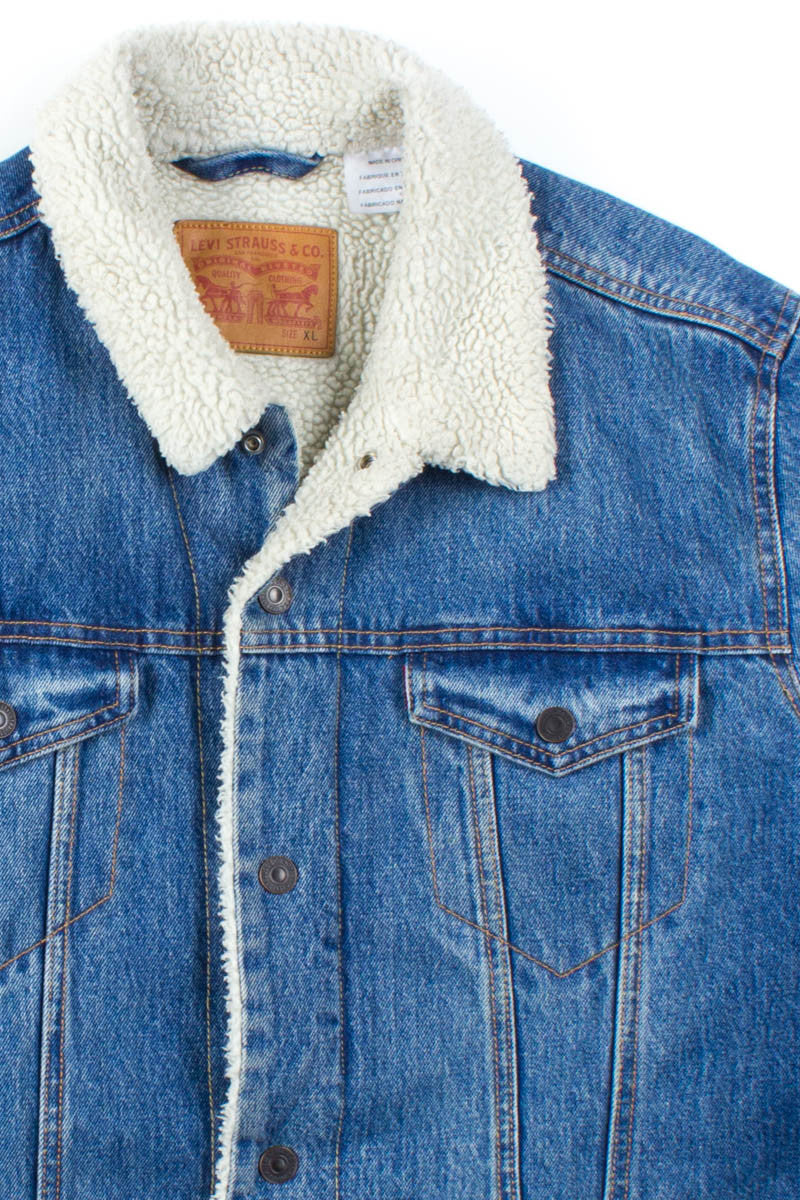 Vintage Levi's Sherpa Denim Jacket 937