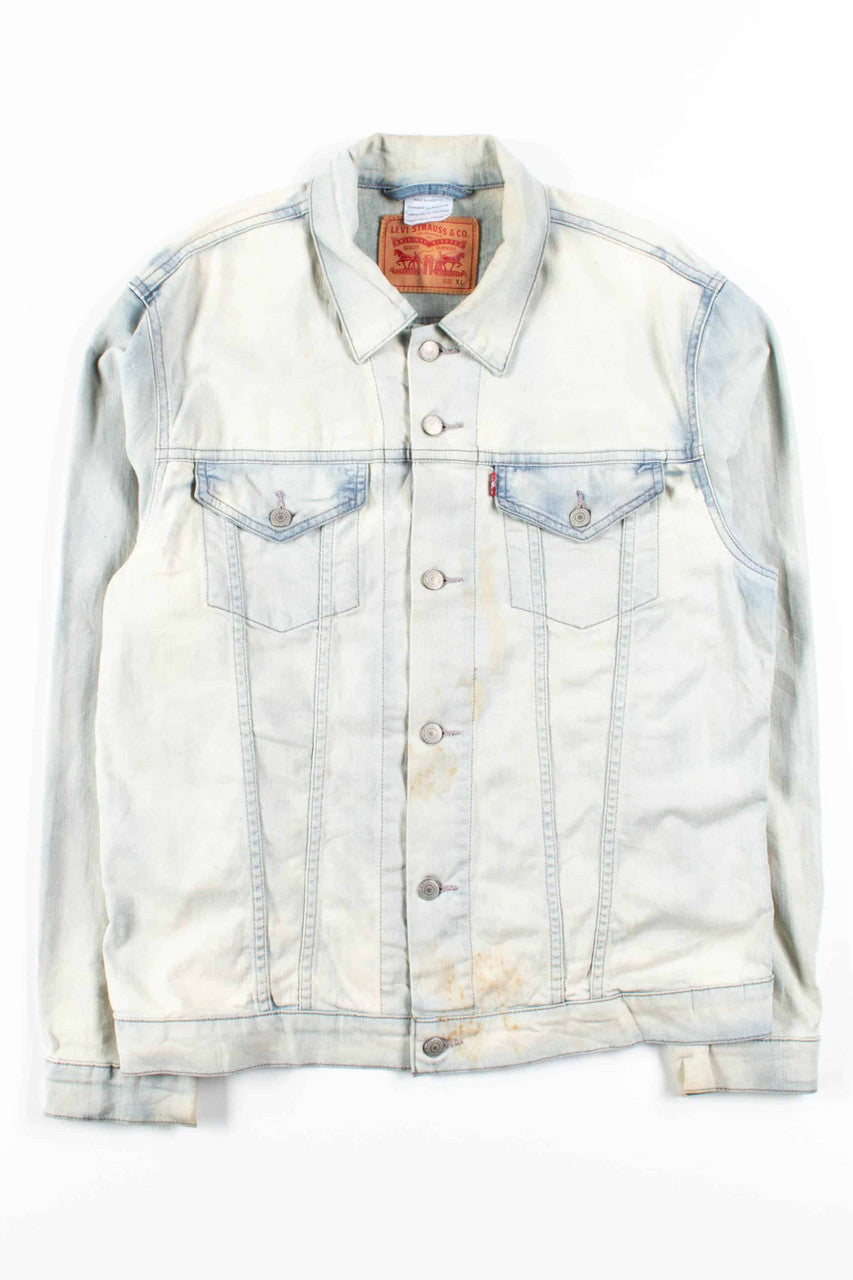 White Stone Washed Levi's Denim Jacket 1083