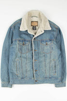 Vintage Sherpa Lined Denim Jacket 1238