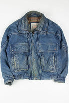 Vintage Padded Denim Jacket 1244