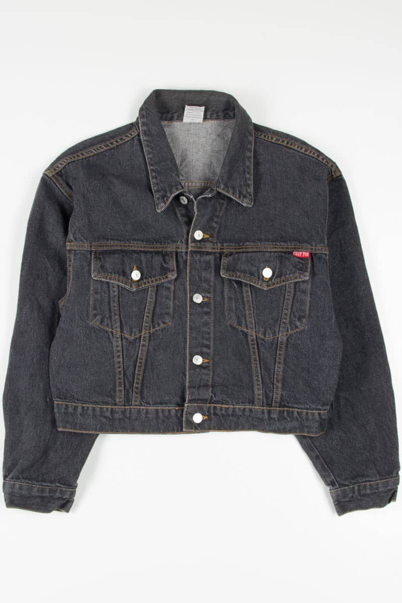 Vintage Cropped Denim Jacket 1257