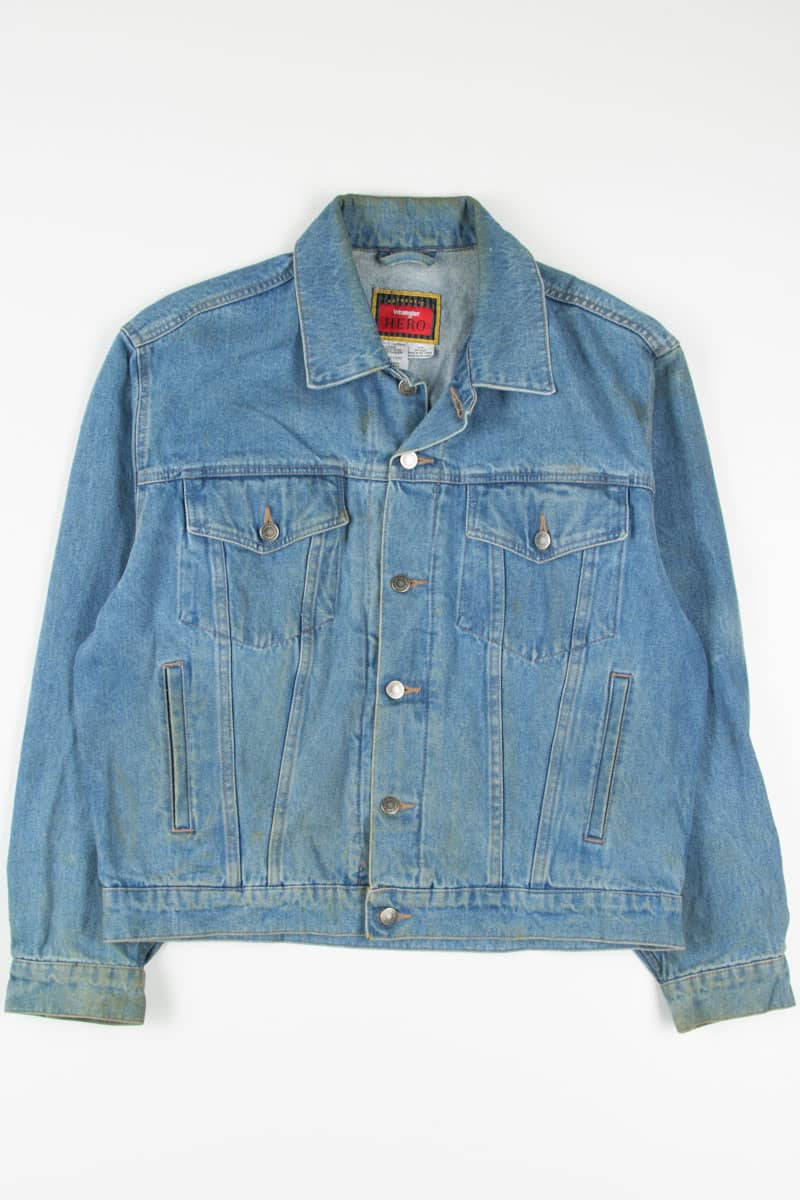Vintage Stained Wrangler Denim Jacket 1272