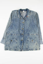 Vintage Bedazzled Denim Jacket 1277