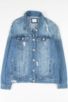 Distressed Denim Jacket 1319