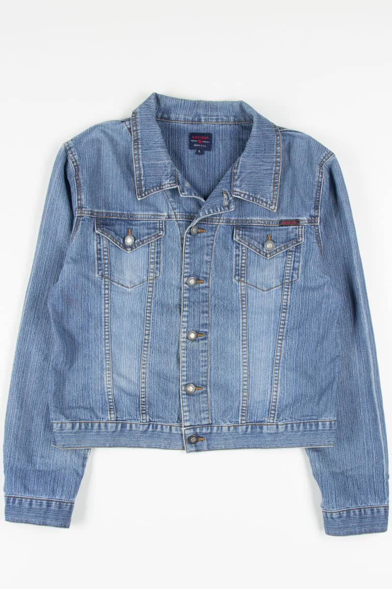 Distressed Denim Jacket 1320
