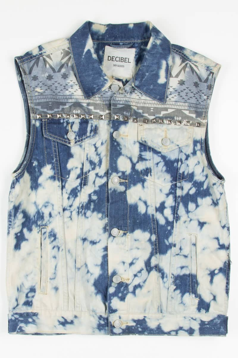 Bleached Denim Vest 1324