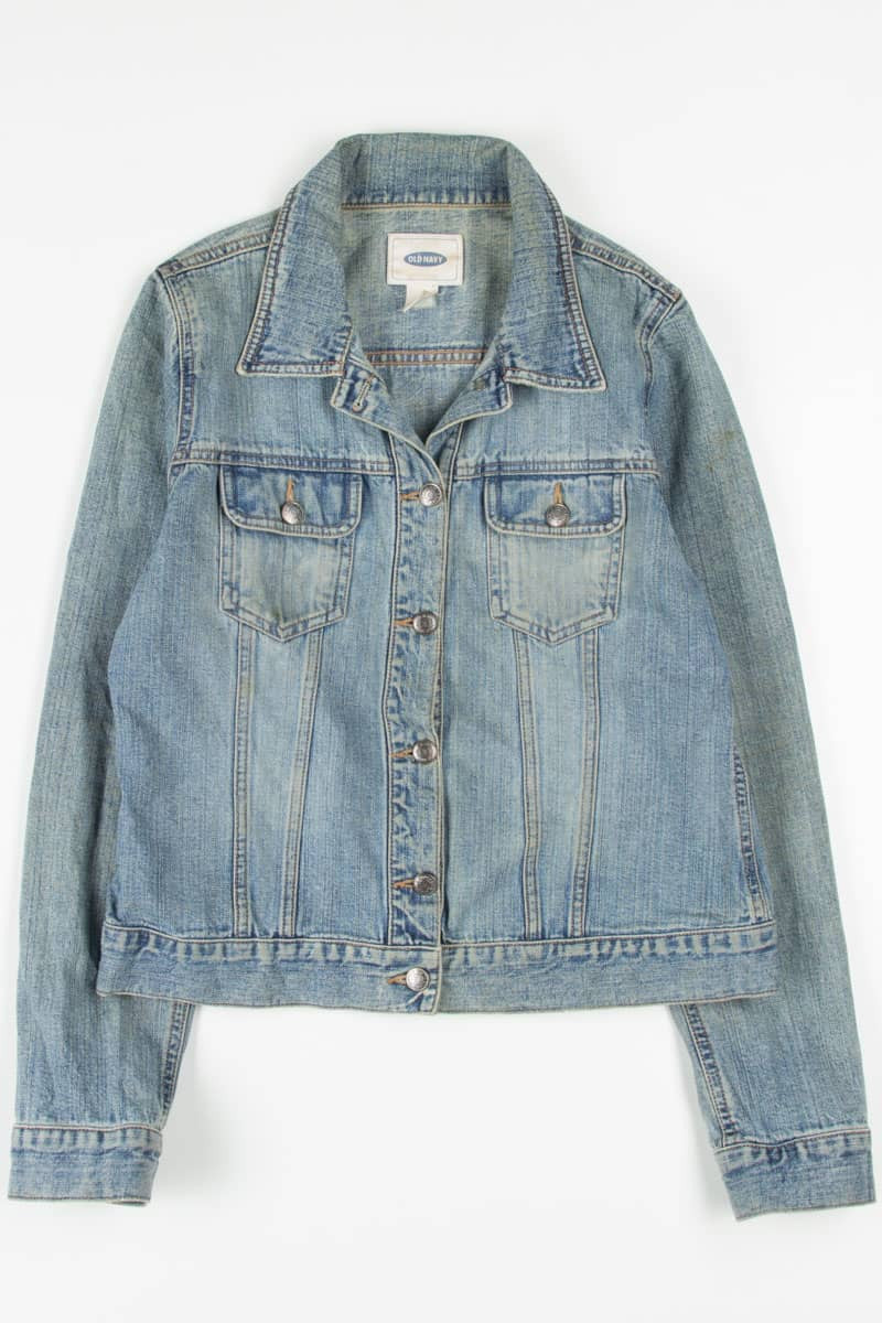 Distressed Denim Jacket 1330