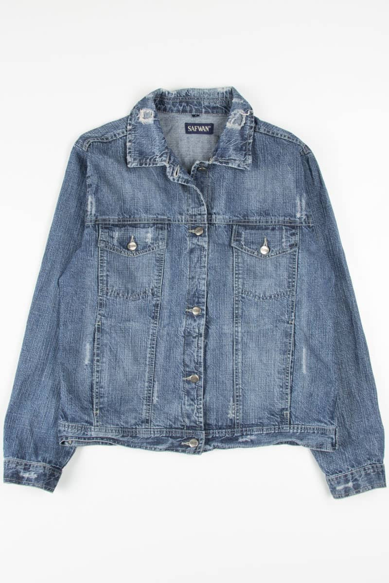 Distressed Denim Jacket 1332