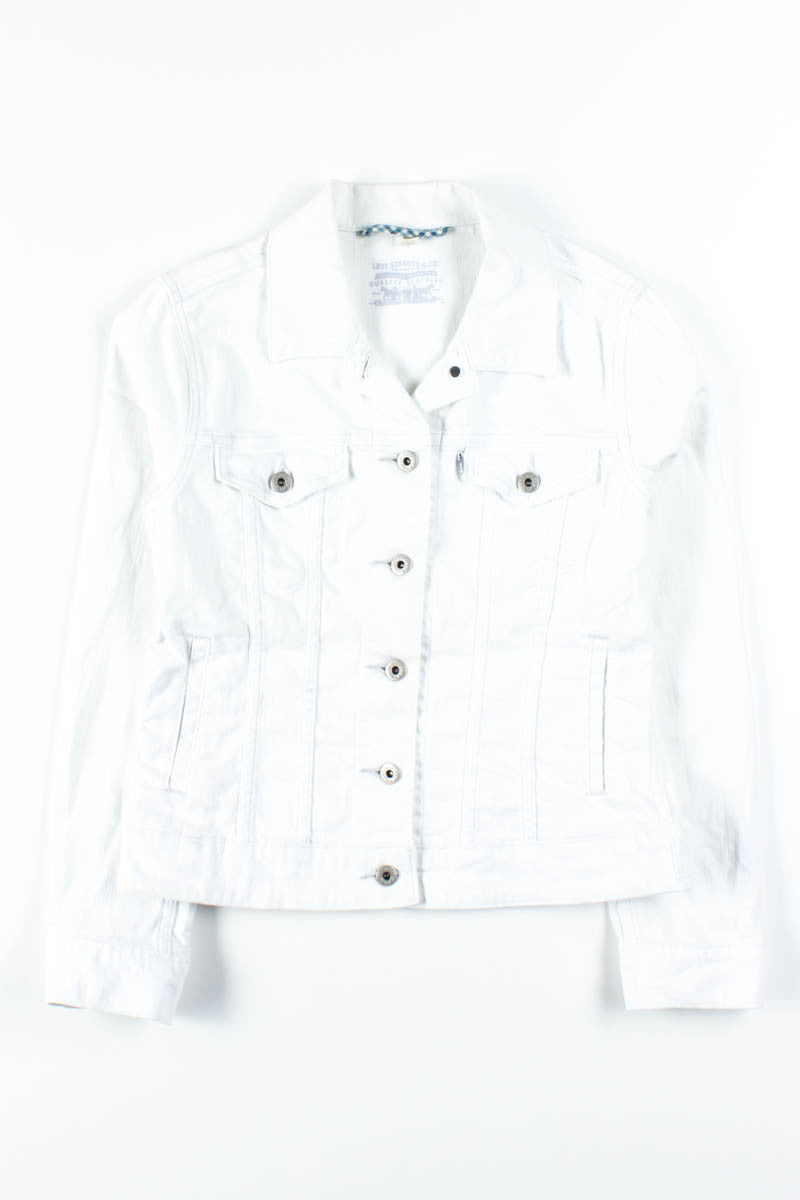 White Levis Denim Jacket 699