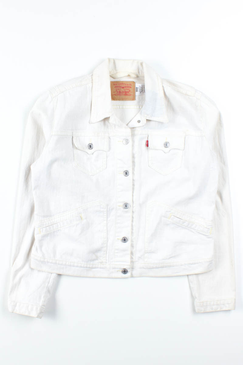 White Levi's Denim Jacket 856