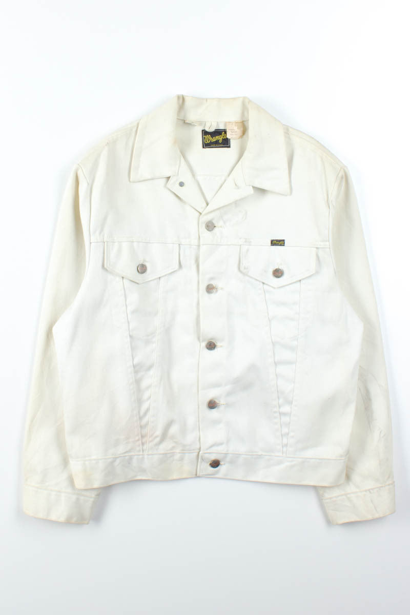 Vintage White Wrangler Denim Jacket 914 – Ragstock