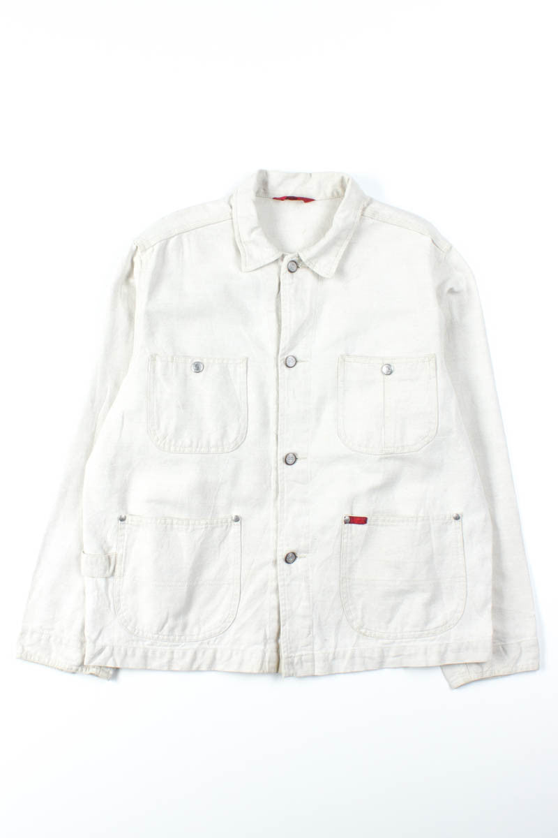Vintage White Lee Chore Coat 923