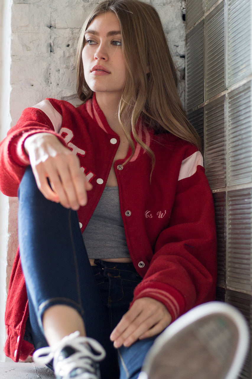 Vintage Panther Letterman Jacket