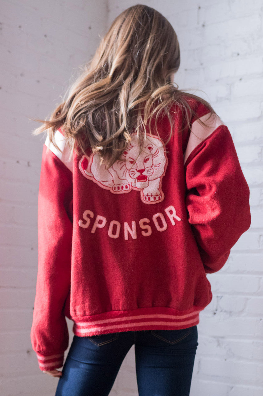 Vintage Panther Letterman Jacket