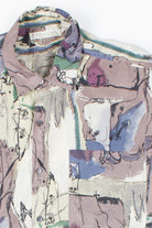 Abstract Silk Shirt