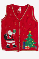 Vintage Red Ugly Christmas Vest 59741