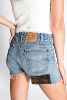 Vintage Levi's 505 Orange Tab Velvet Patch Levi's Cut Off Shorts