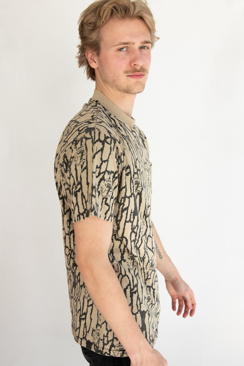 Vintage Camel Trebark Camo T-Shirt (1980s)