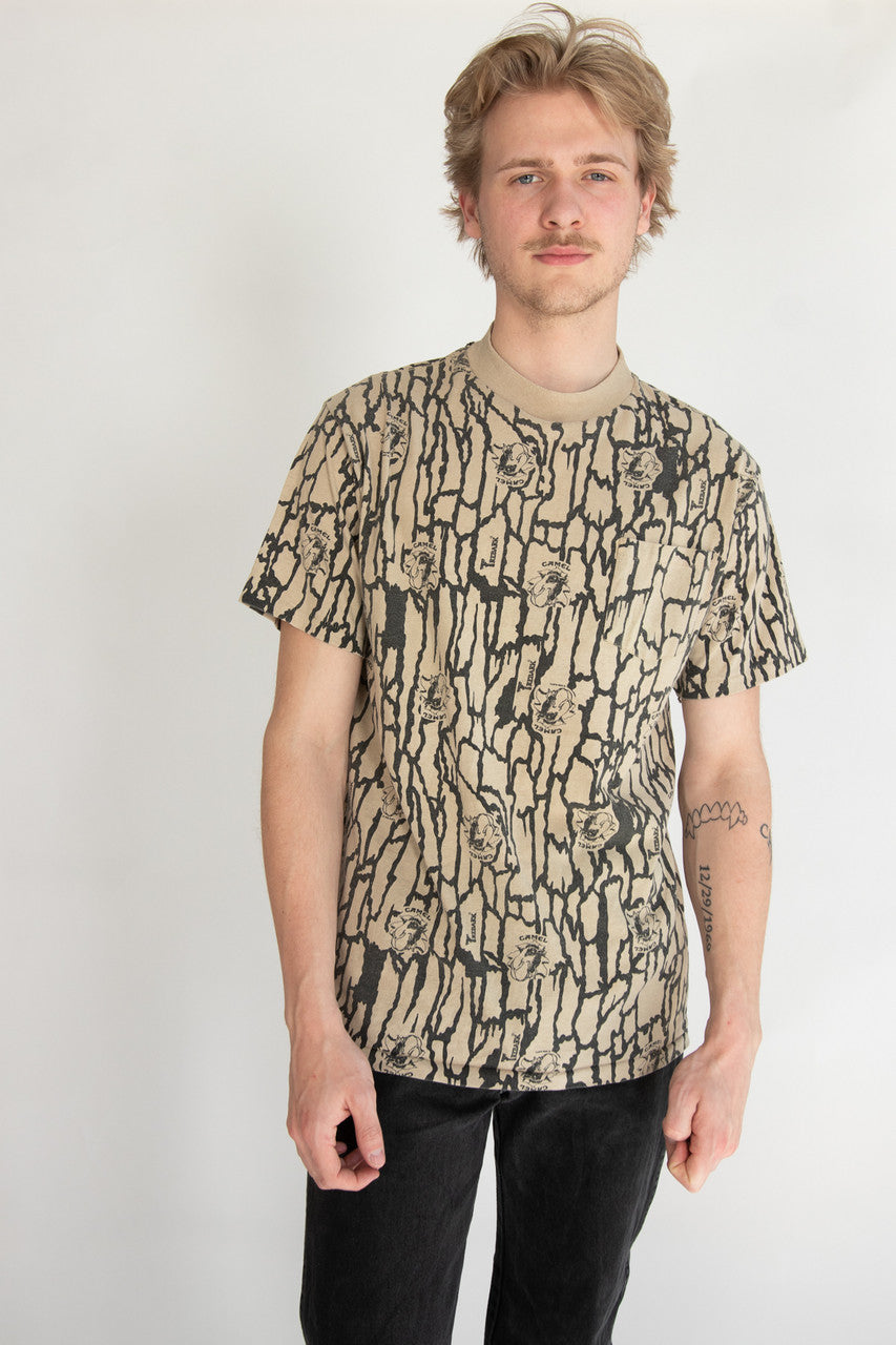 Vintage Camel Trebark Camo T-Shirt (1980s)