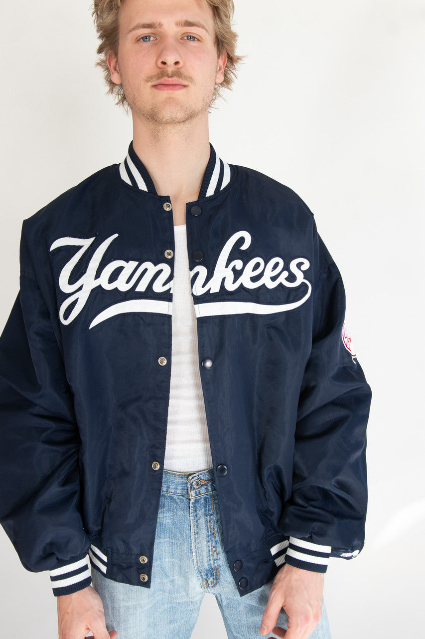 Vintage New York Yankees Satin Starter Diamond Collection Lightweight Jacket