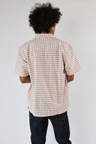 Weave Pattern Button Up Shirt