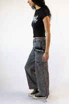 Wide Acid Double Cargo Jeans