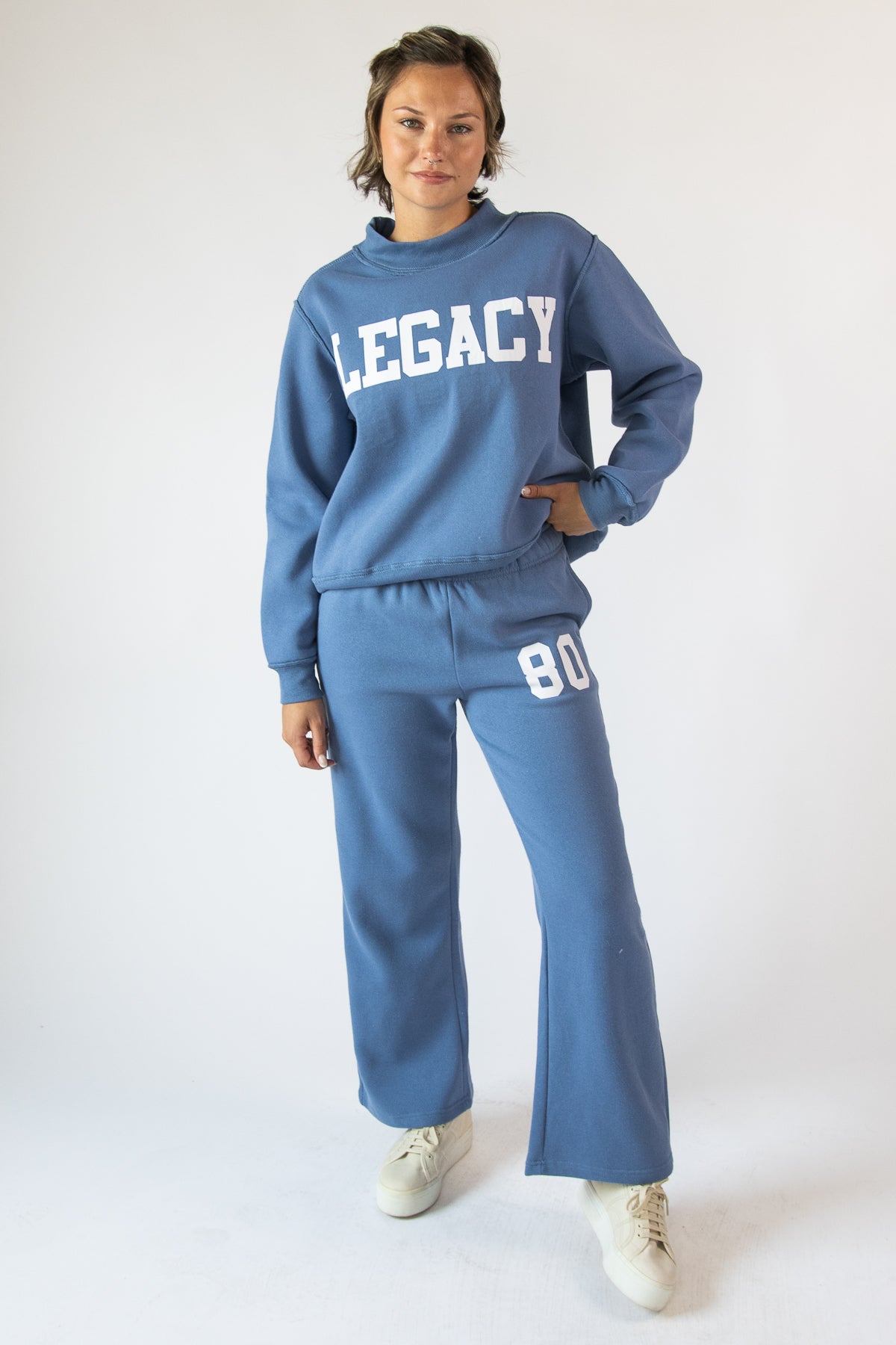 Wide Leg Graphic Sweatpants