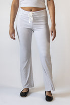 Pinstripe Wide Leg Lounge Pants