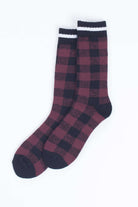 Winter Buffalo Plaid Fleece Socks