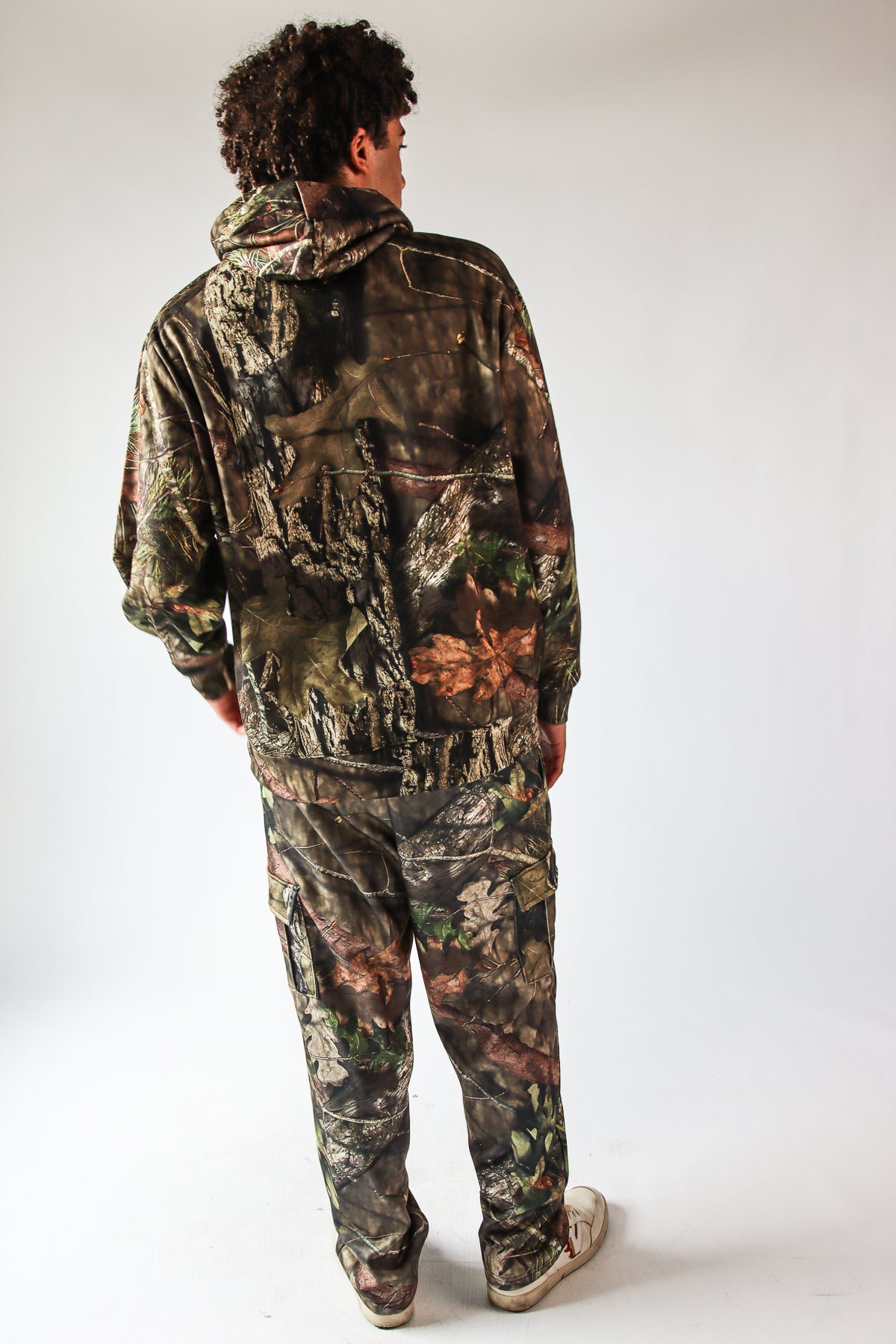 Woodland Camo Cargo Sweatpants