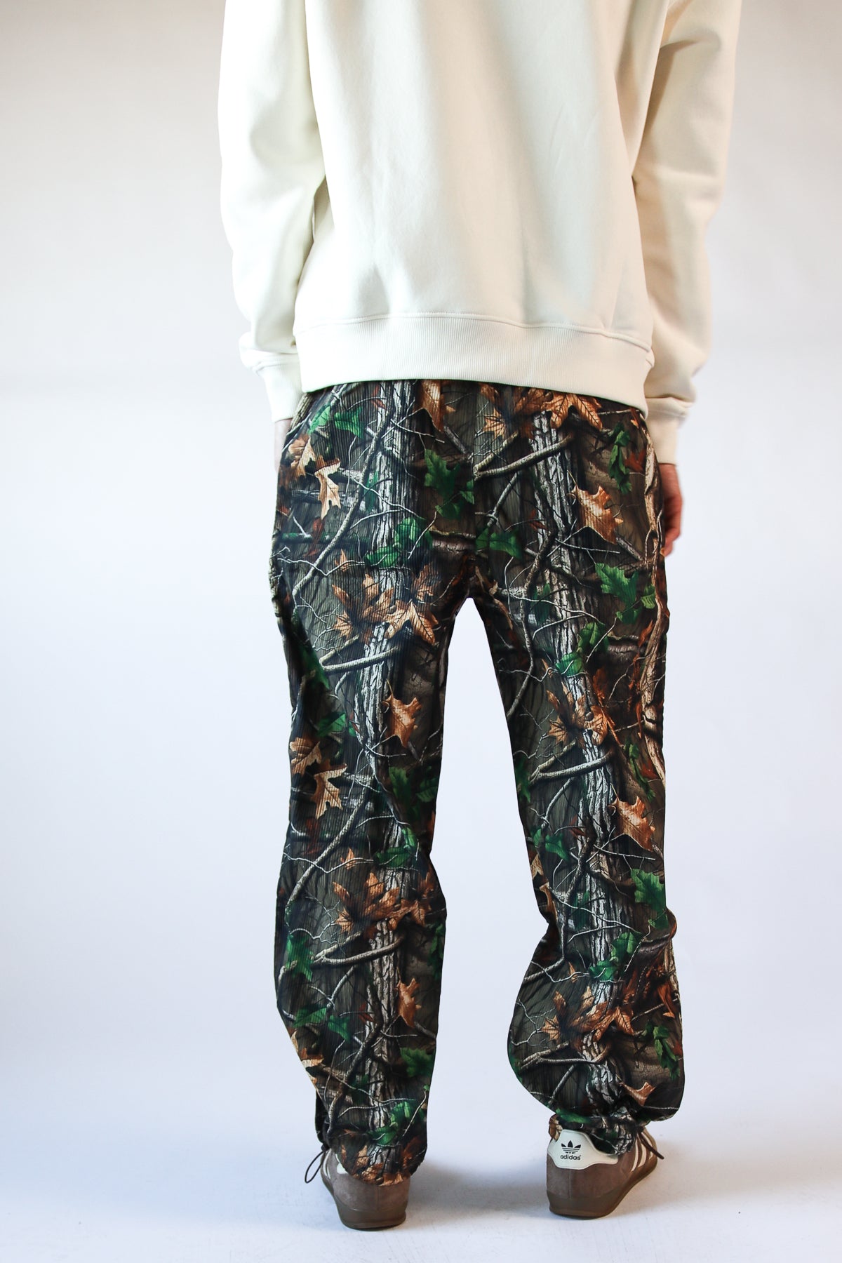 Textured Woodland Camo Pants