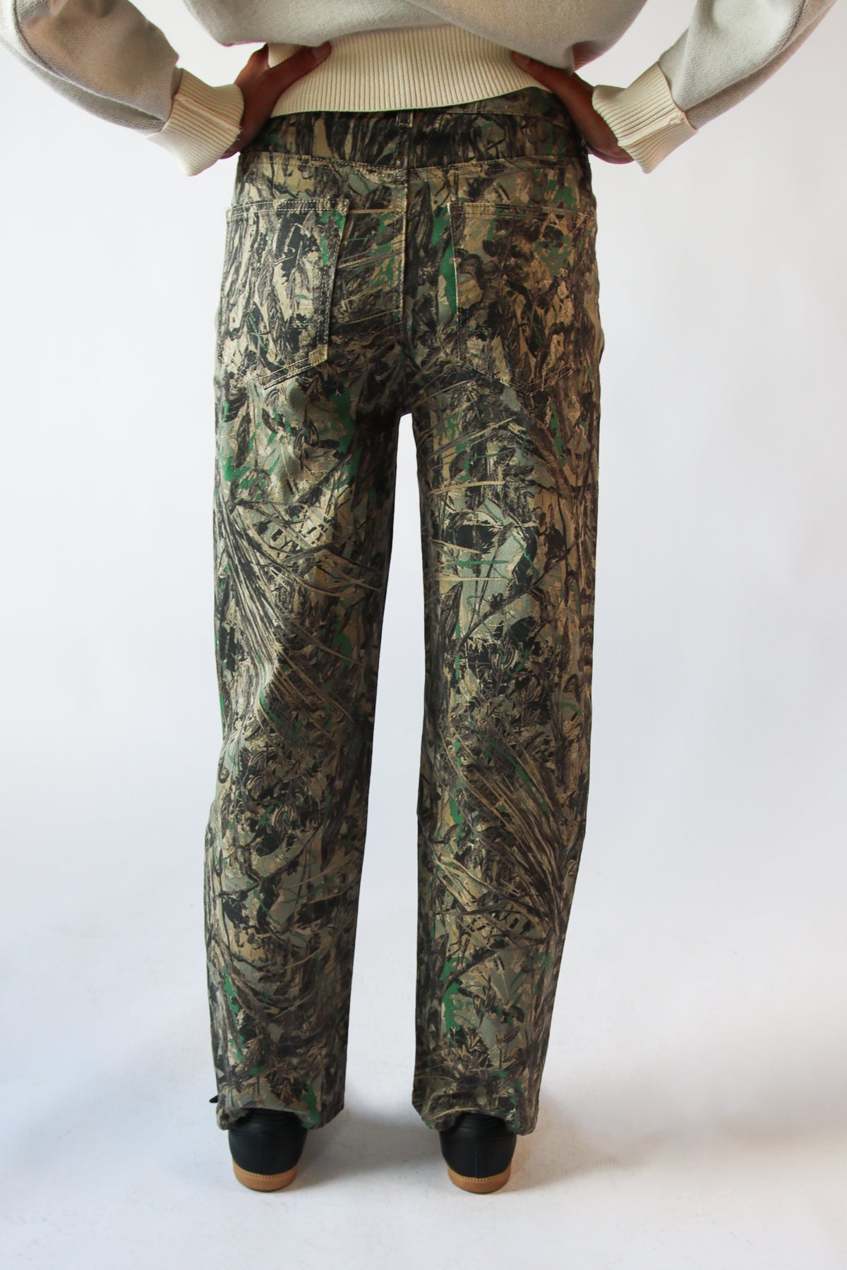 Printed Woodland Camo Jeans