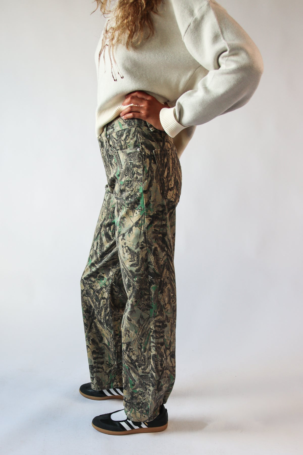 Printed Woodland Camo Jeans