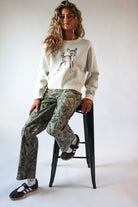 Printed Woodland Camo Jeans