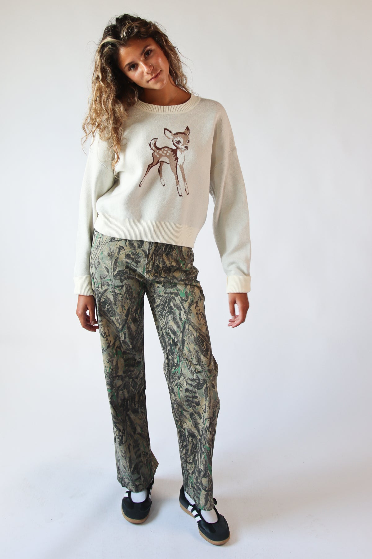 Printed Woodland Camo Jeans