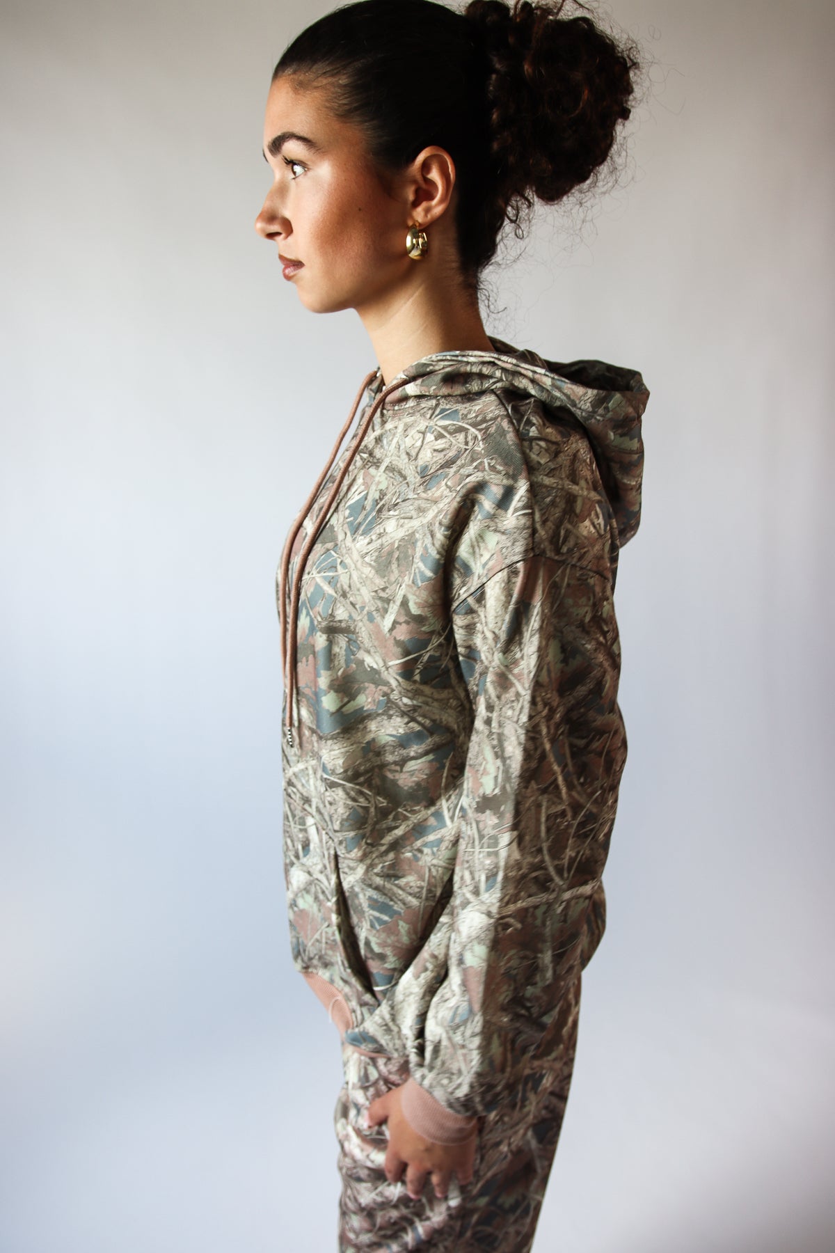 Woodland Camo Fleece Hoodie