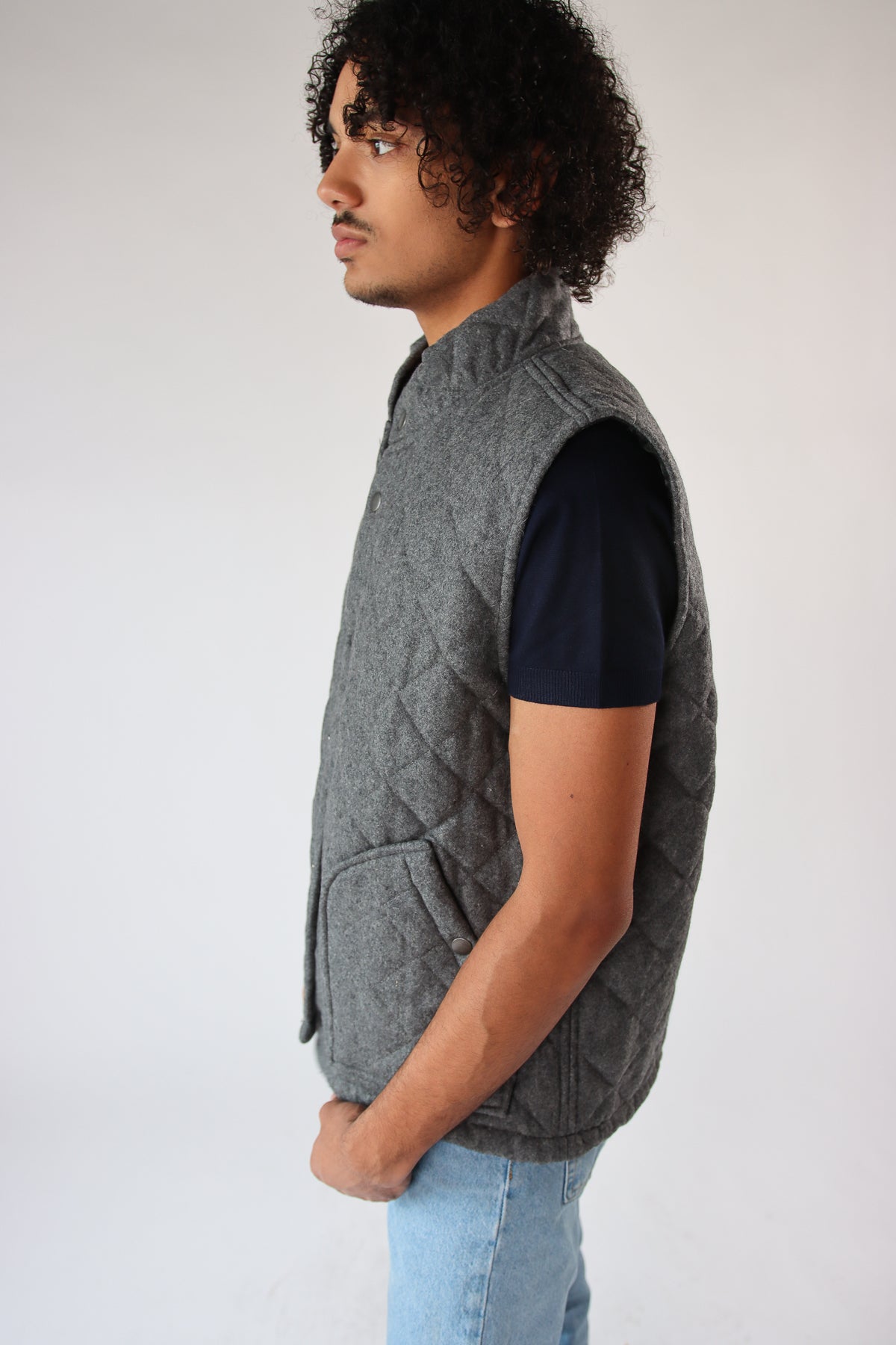 Wool Quilted Vest